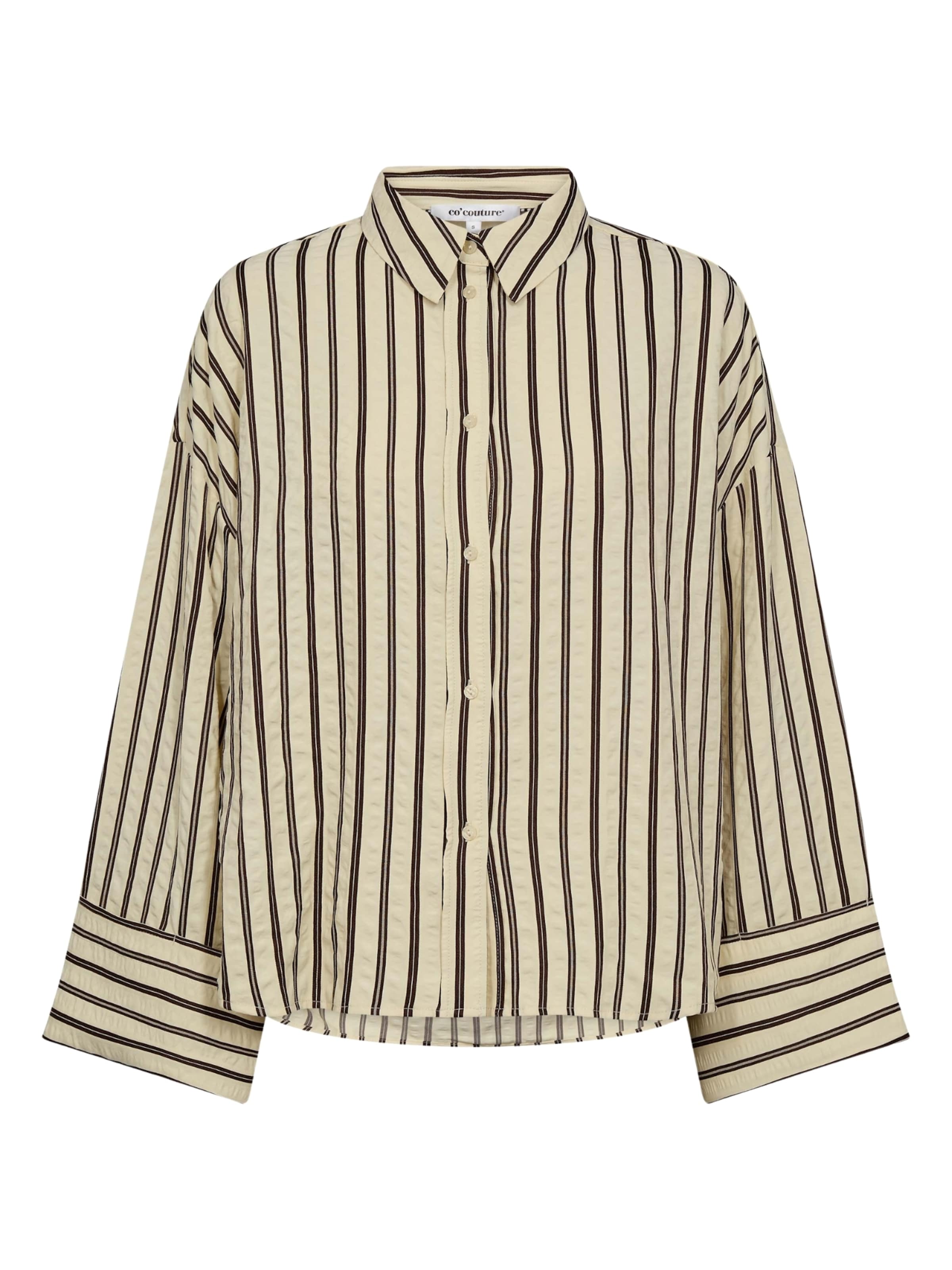 T-shirt 'Oxana' co'couture en beige : devant