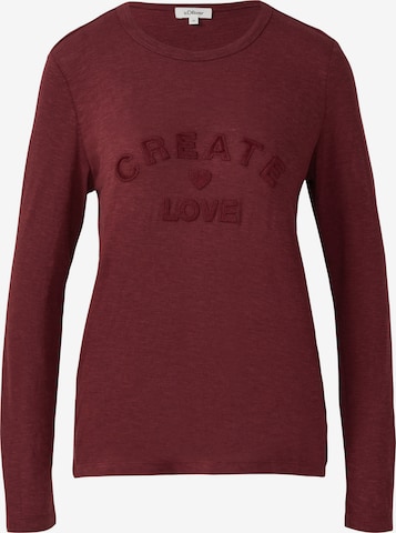 T-shirt s.Oliver en rouge : devant