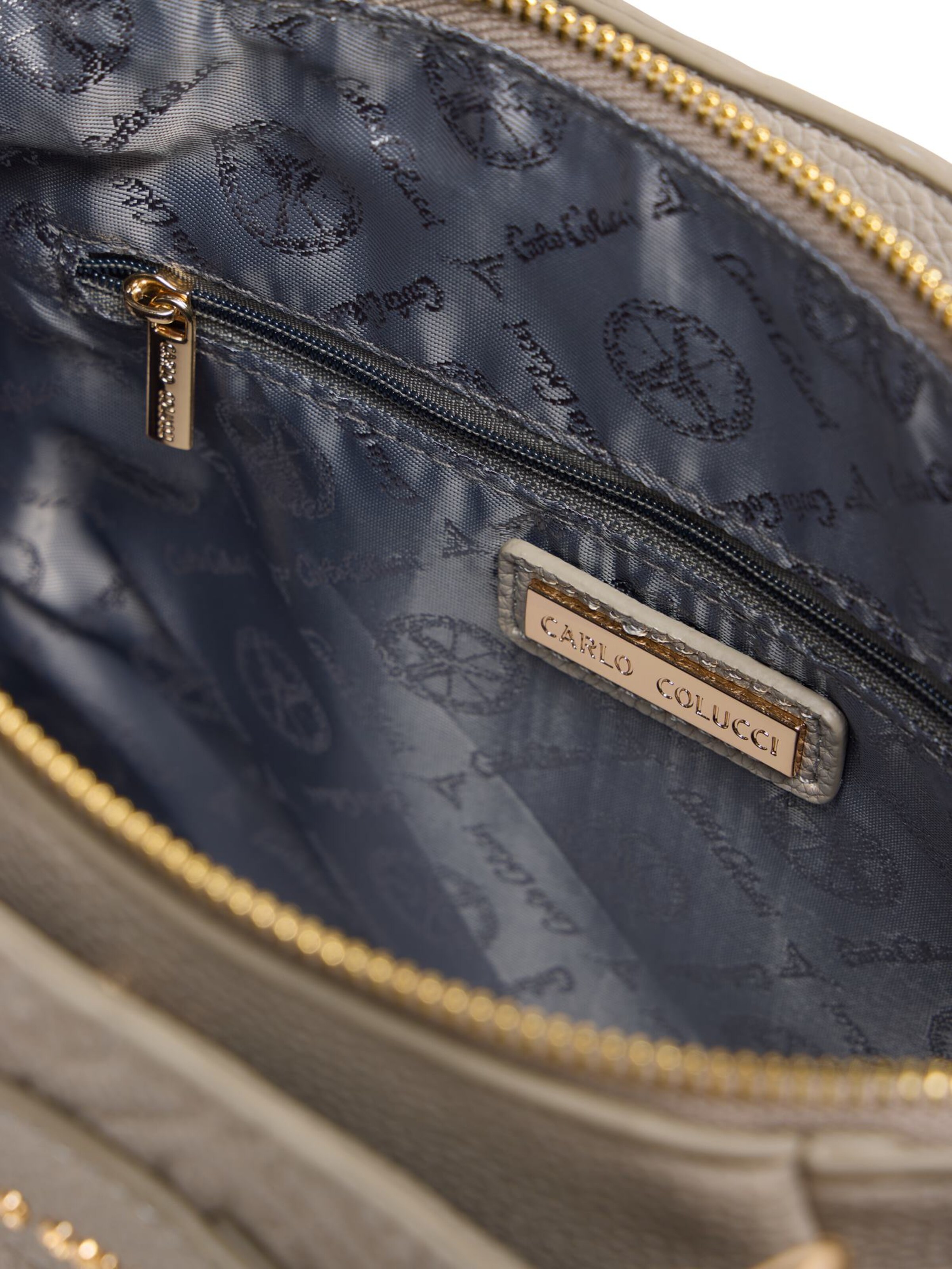 Carlo Colucci Handtasche 'Erla' in Grau