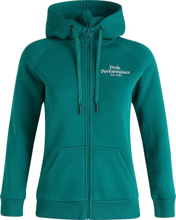 PEAK PERFORMANCE Sportief sweatvest in Groen