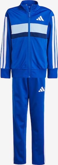 104 dydžio Treniruočių kostiumas 'Seasonal Essentials Tiberio' iš ADIDAS SPORTSWEAR, spalva – tamsiai mėlyna jūros spalva / tamsiai mėlyna / balta, Prekių apžvalga