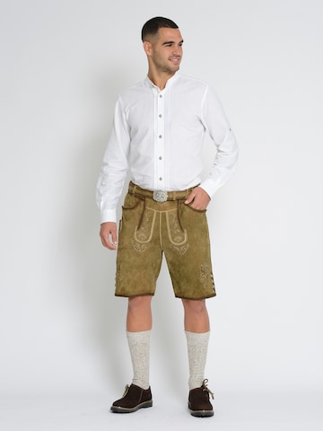 Rißberg Regular Klederdracht broek in Beige