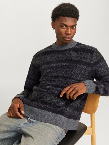 JACK & JONES Pullover 'JORRidgewood' i grå