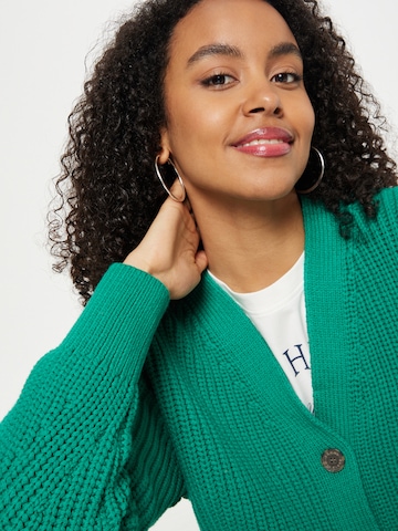 TOMMY HILFIGER Knit Cardigan in Green