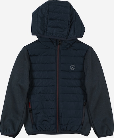 Jack & Jones Junior Veste mi-saison en bleu marine / bleu chiné, Vue avec produit