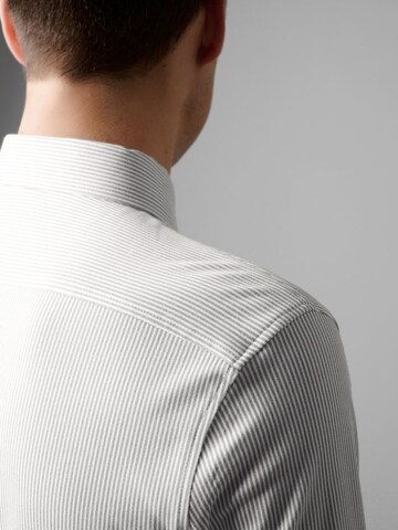DESOTO Slim fit Button Up Shirt in Beige