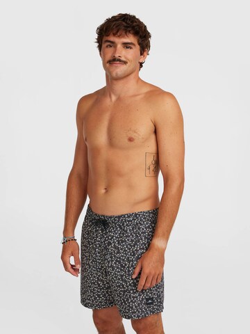 O'NEILL Kratke kopalne hlače 'O'neill Print 16' | črna barva: sprednja stran