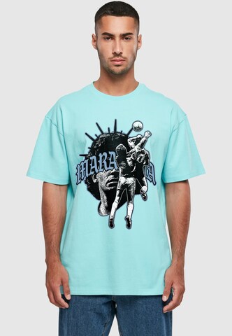 T-Shirt 'Hand Of God' MT Upscale en bleu : devant