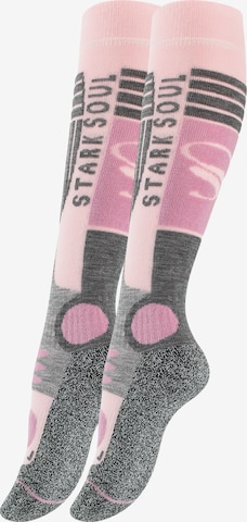 Stark Soul Kniestrümpfe in Pink: Vorderseite