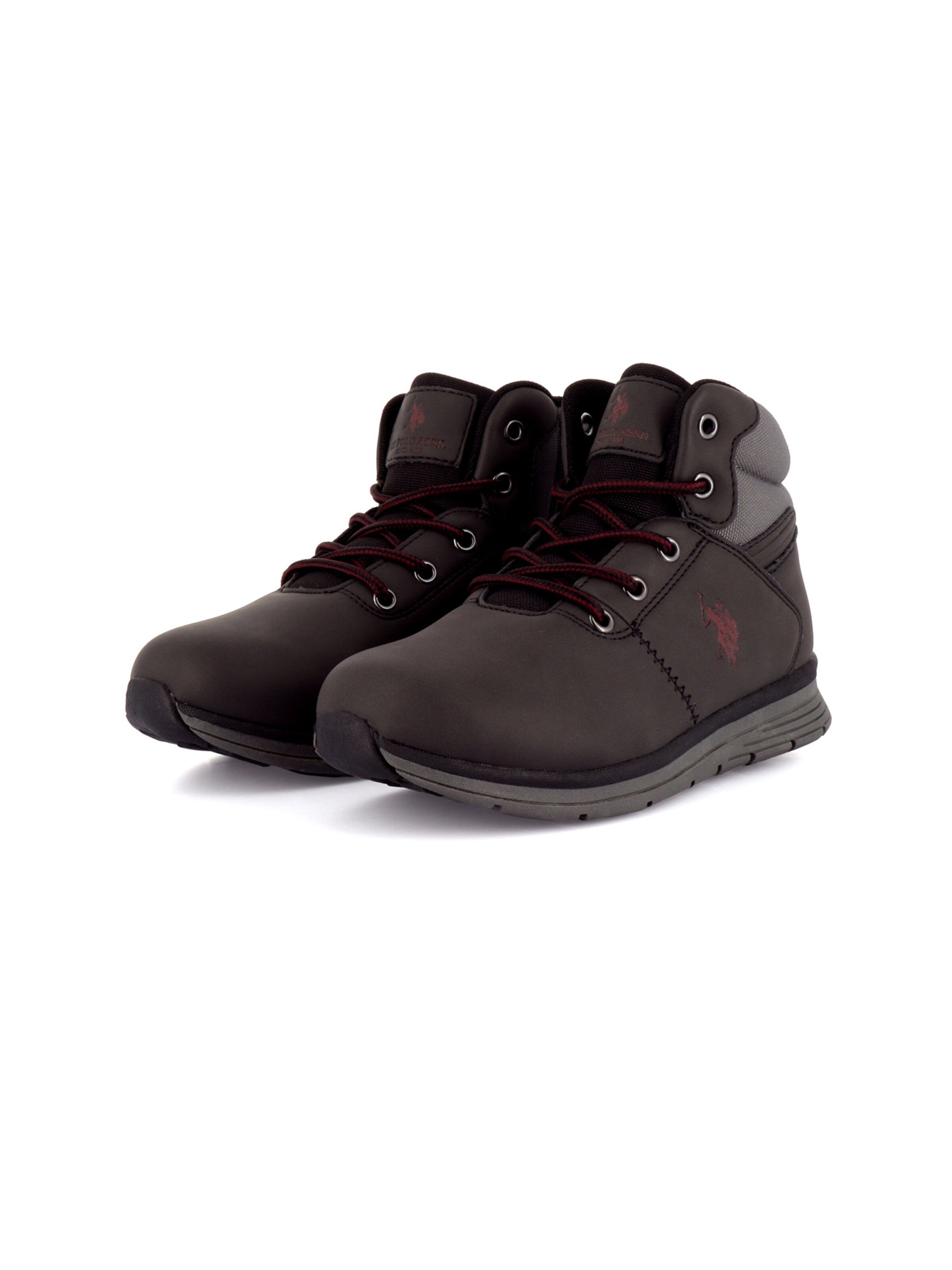 US POLO ASSN. Laarzen 'Carter' in Grijs: voorkant