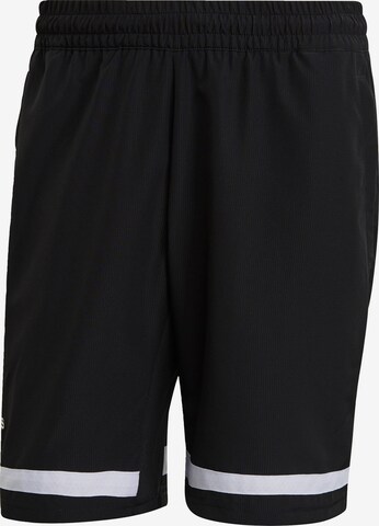 Regular Pantalon de sport 'Club' ADIDAS SPORTSWEAR en noir : devant