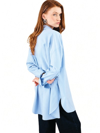 Touché Privé Camiseta 'Oversized Poplin Shirt' en S en azul, Vista del producto