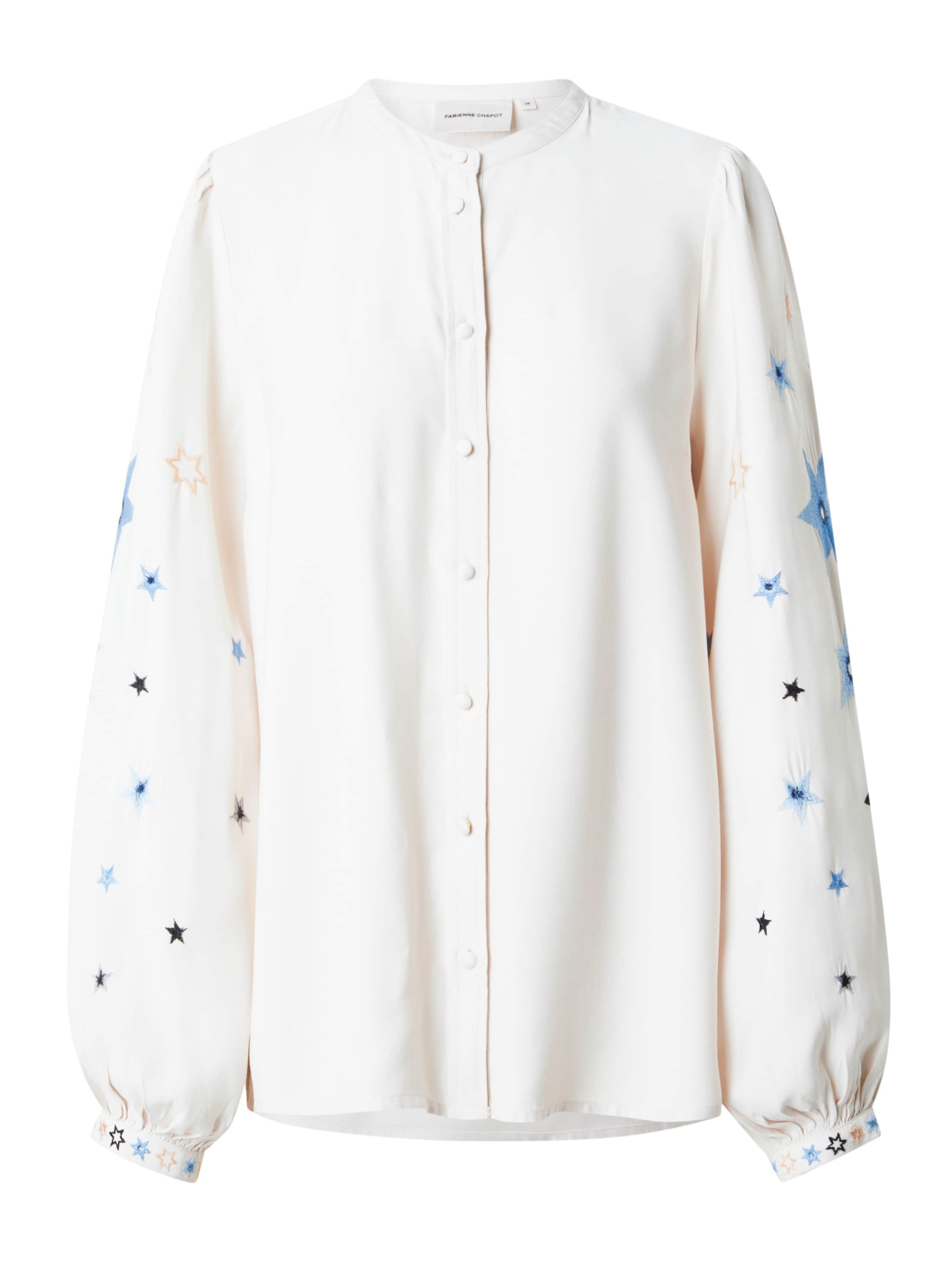 Fabienne Chapot Blouse 'Harry' in Wit: voorkant