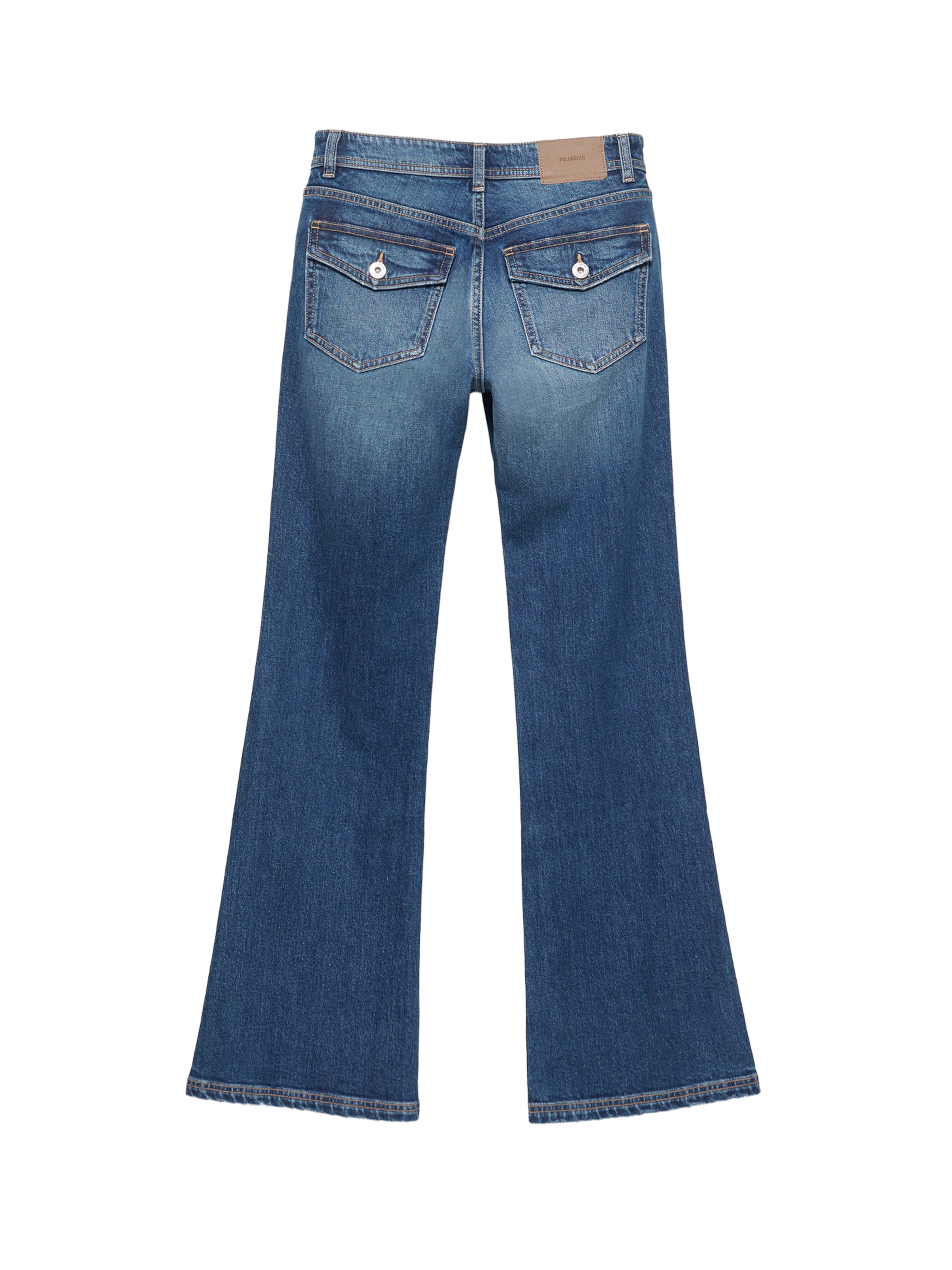 Pull&Bear Дънки Bootcut Дънки в синьо