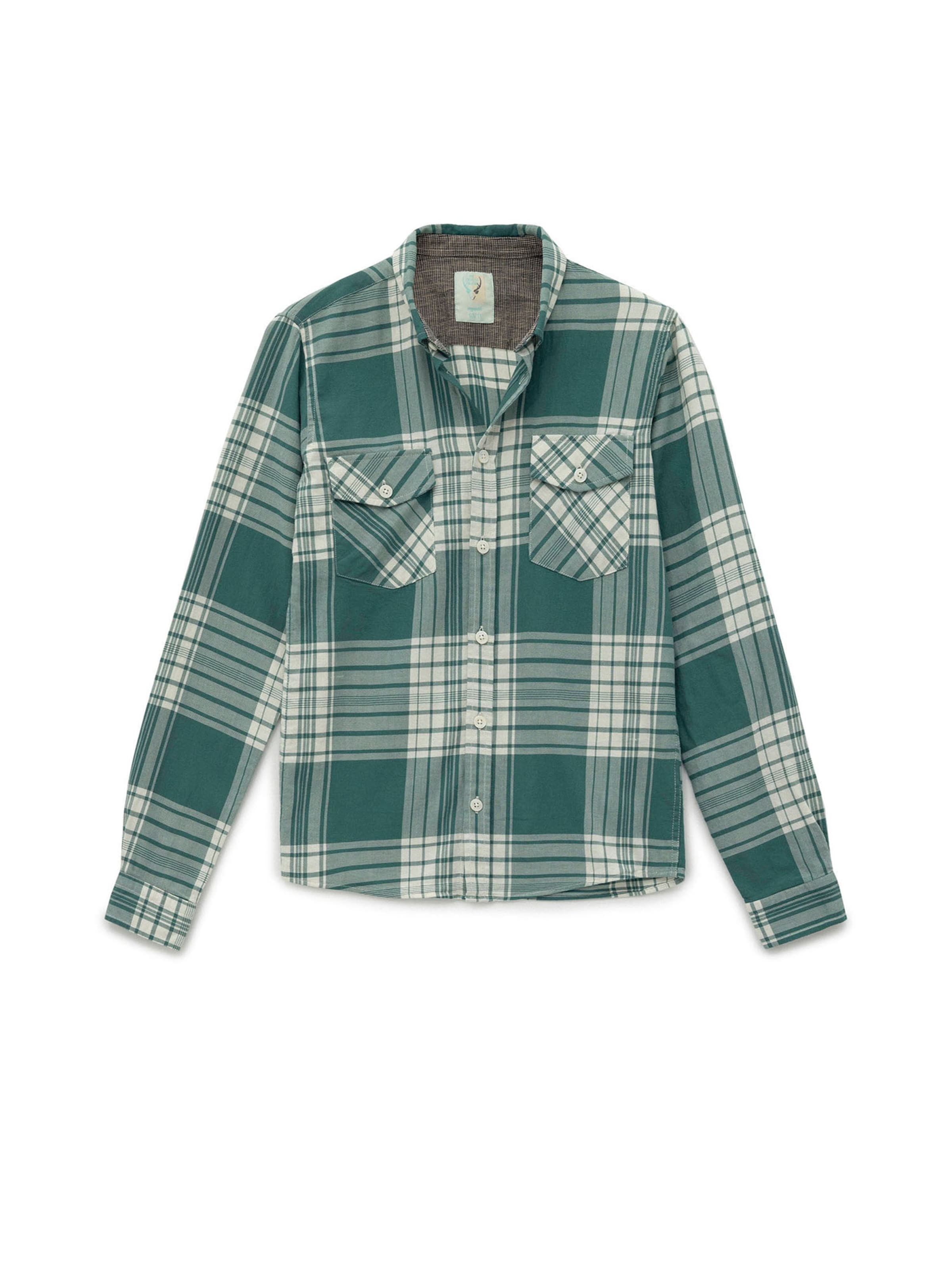 Regular fit Cămașă de la By Diess Collection pe verde: față