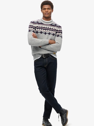 Pullover 'FAIRISLE' di Superdry & Co in grigio