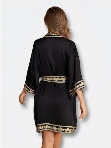 Vivi Idee Dressing Gown 'Kimono' in Black