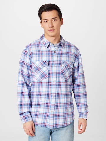 LEVI'S ® Comfort fit Overhemd 'Relaxed Fit Western' in Blauw: voorkant