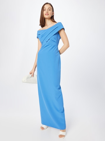 Robe de soirée 'IRENE' Lauren Ralph Lauren en bleu