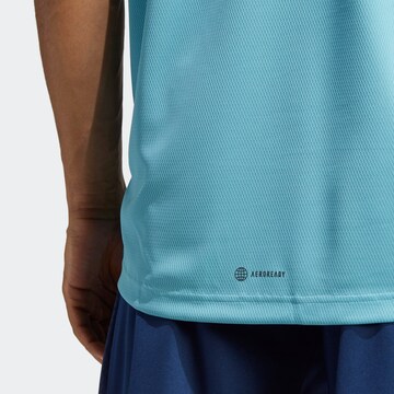 ADIDAS PERFORMANCE Functioneel shirt 'Workout Base' in Blauw