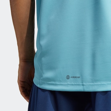 ADIDAS PERFORMANCE Funkcionalna majica 'Workout Base' | modra barva