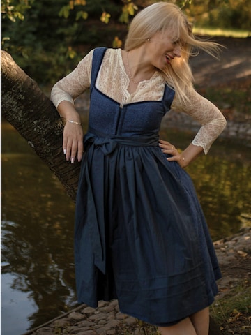 INNA.Trachten Dirndl 'Aveline' in Blau