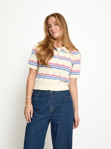 Peppercorn - Top ' PCNara Knit Top ' en azul: frente