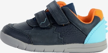 Baskets CLARKS en bleu : devant