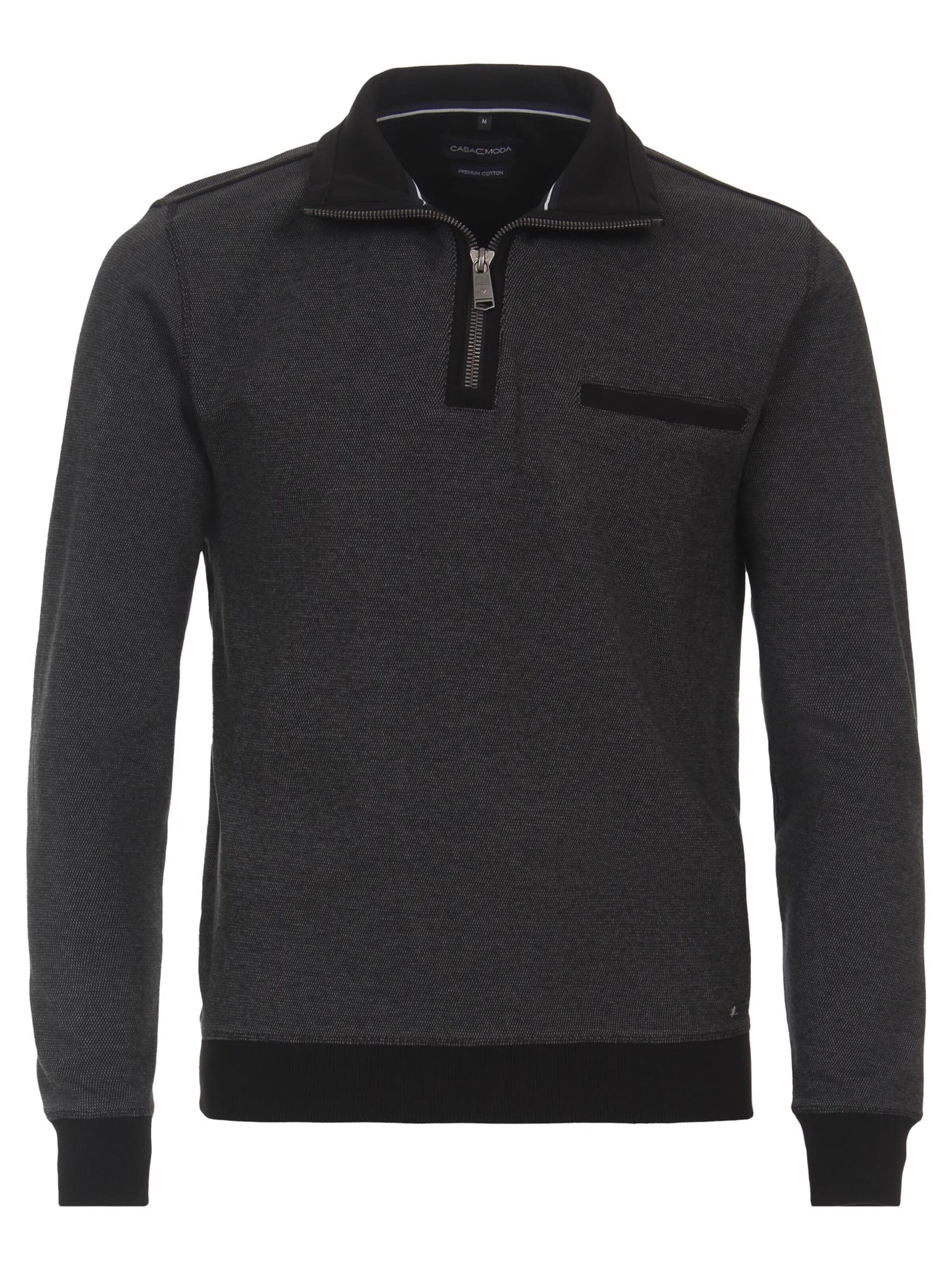 CASAMODA Sweatshirt 'Basic' in Grey: front