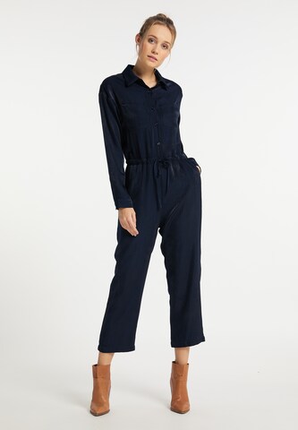 DreiMaster Vintage Jumpsuit in Blau: predná strana