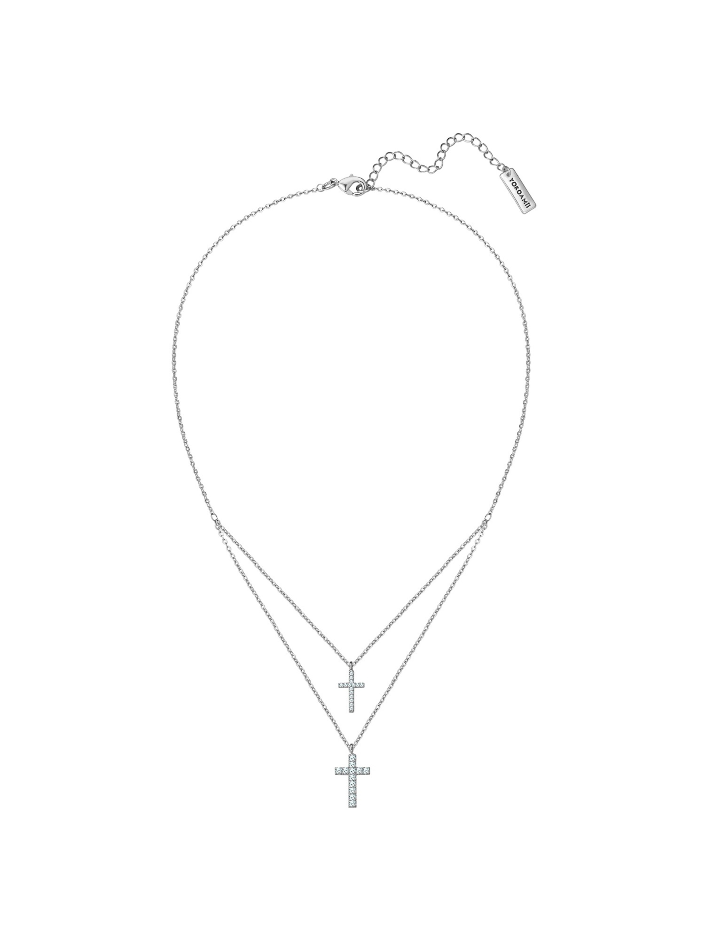 Collana di Yokoamii in argento: frontale