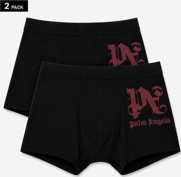Boxer di Palm Angels in nero: frontale