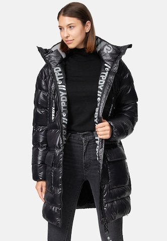trueprodigy Winter Jacket ' David F ' in Black: front