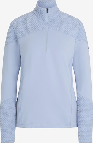 ZIENER Athletic Sweatshirt in Blue: front