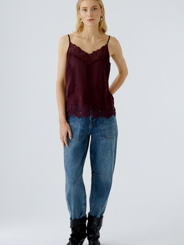 OUI Spitzentop in Rot