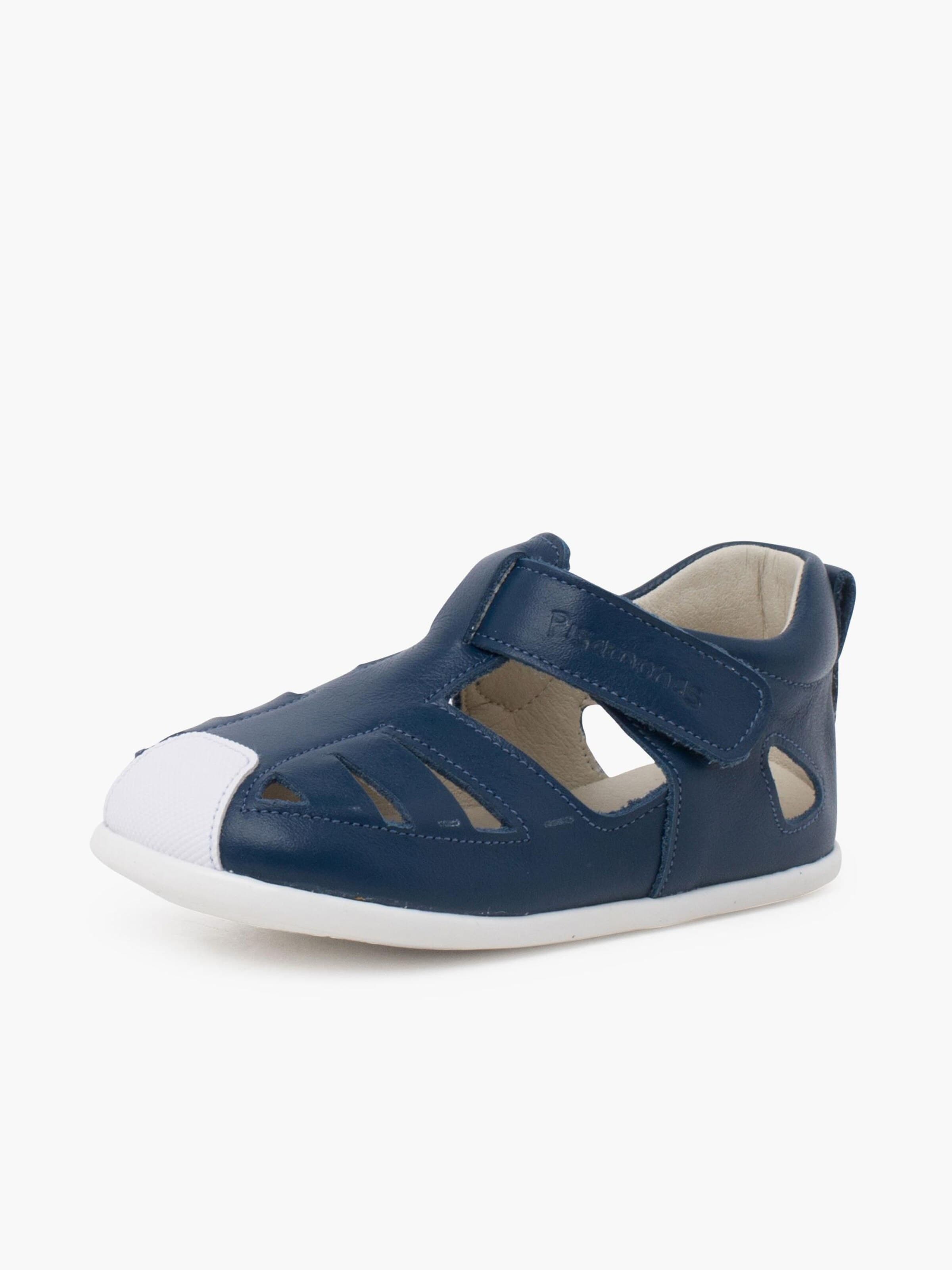 Pisamonas - Zapatos primeros pasos en azul: frente