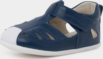 Pisamonas - Zapatos primeros pasos en azul: frente