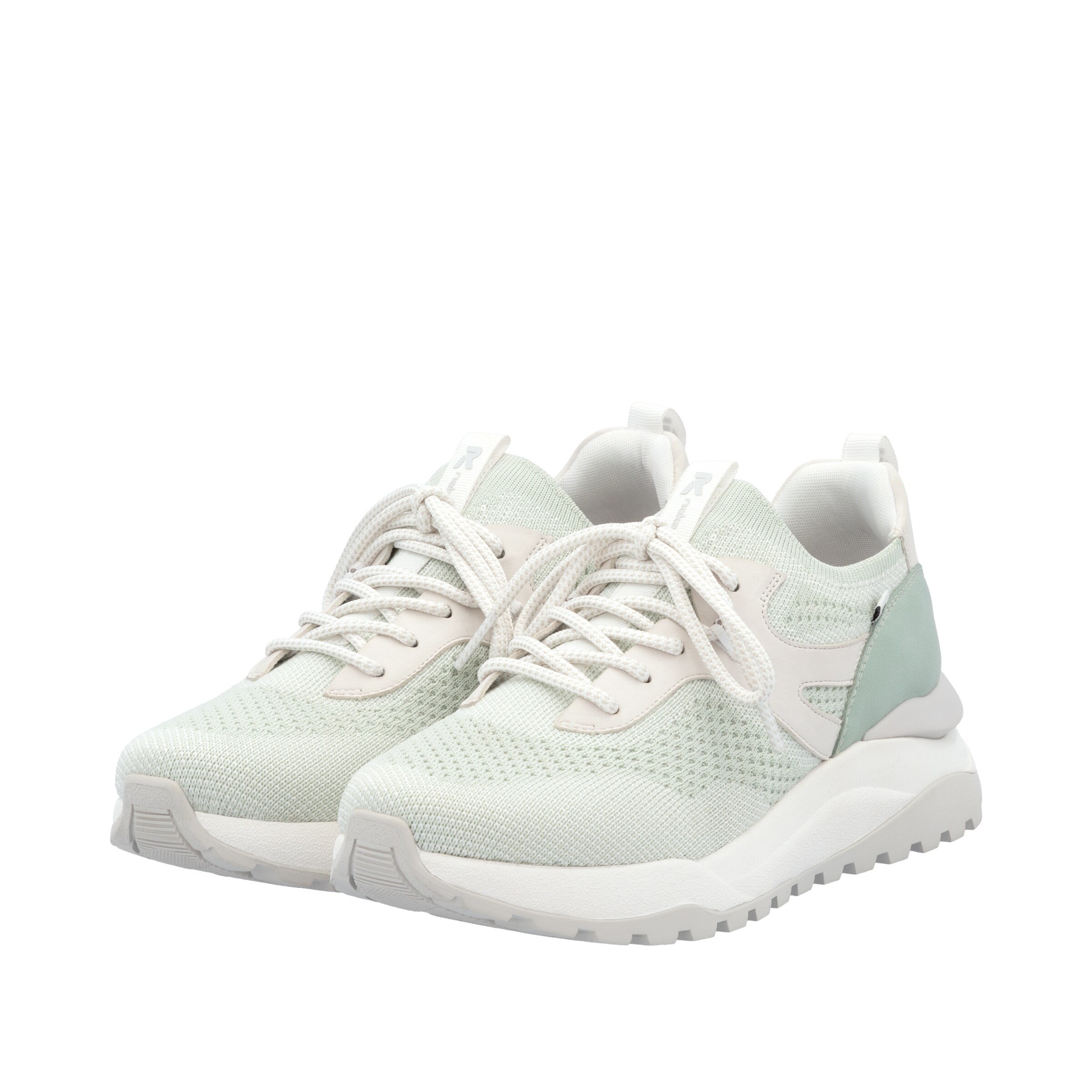 Baskets basses Rieker Sport en vert