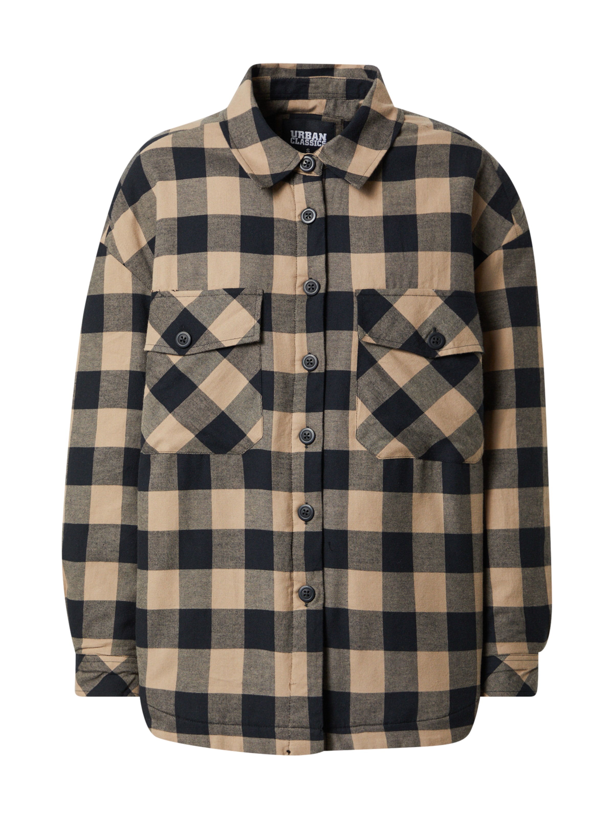 Urban Classics Jacke in Schwarz: Vorderseite