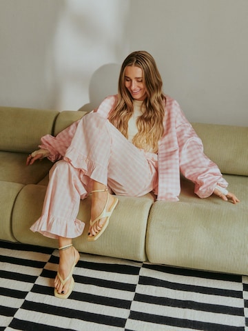 Loosefit Pantalon Tatiana Zidekova en jaune