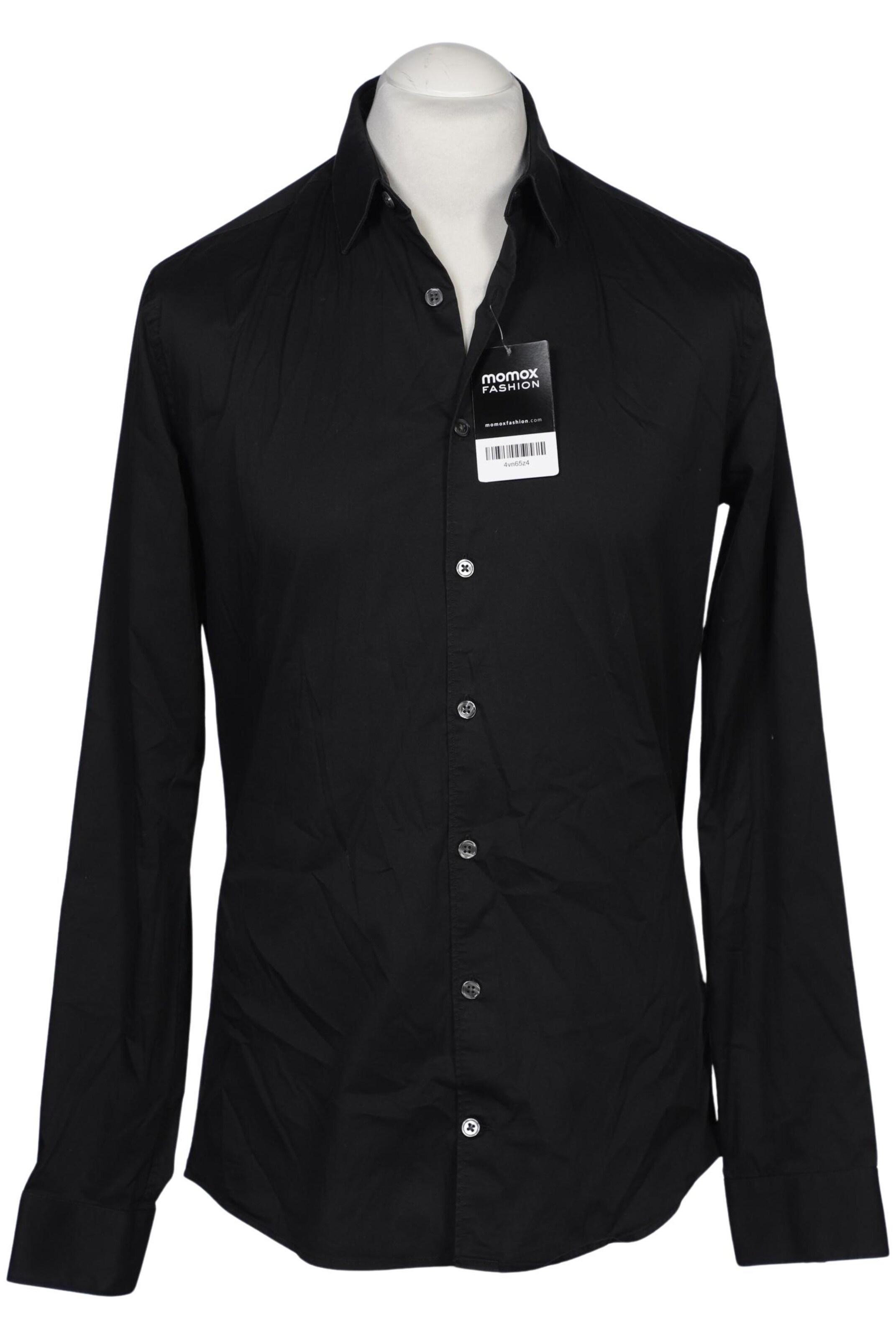 Tiger of Sweden Button Up Shirt in L in Black: front
