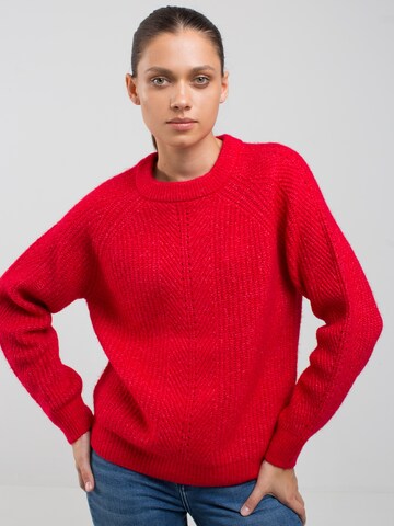 BIG STAR Sweater 'Pikulina' in Red