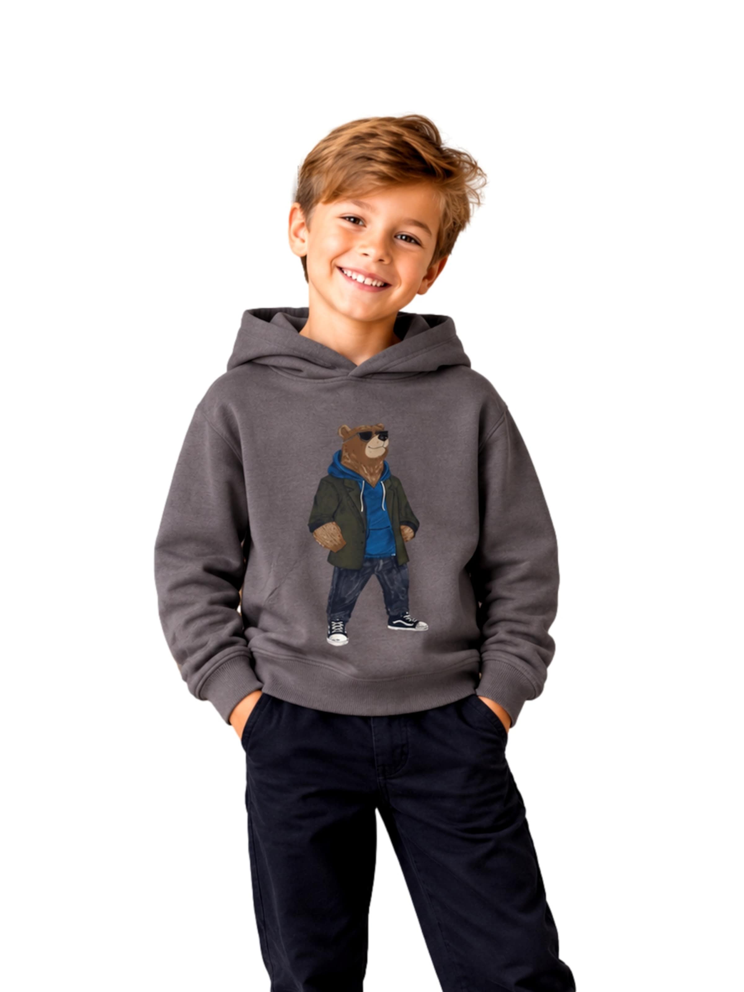 Sweat 'NKM Ruz' NAME IT en gris : devant