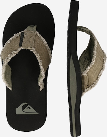 QUIKSILVER T-Bar Sandals 'Monkey Abiss' in Green