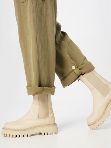 REPLAYWide Leg/ Široke nogavice Cargo hlače - zelena boja