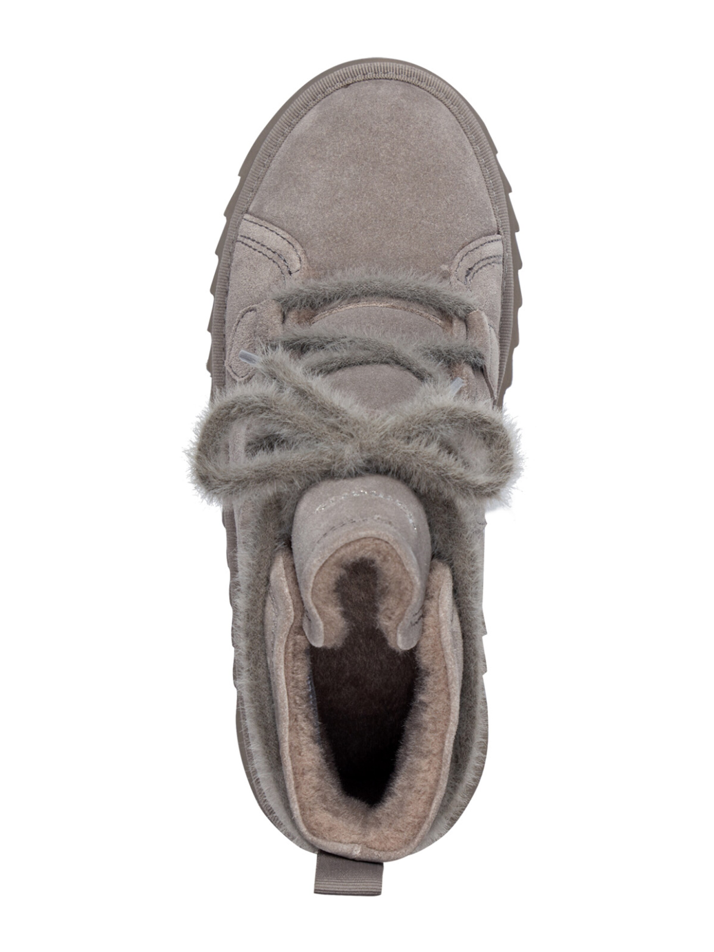 Tamaris Lace-Up Ankle Boots in Grey