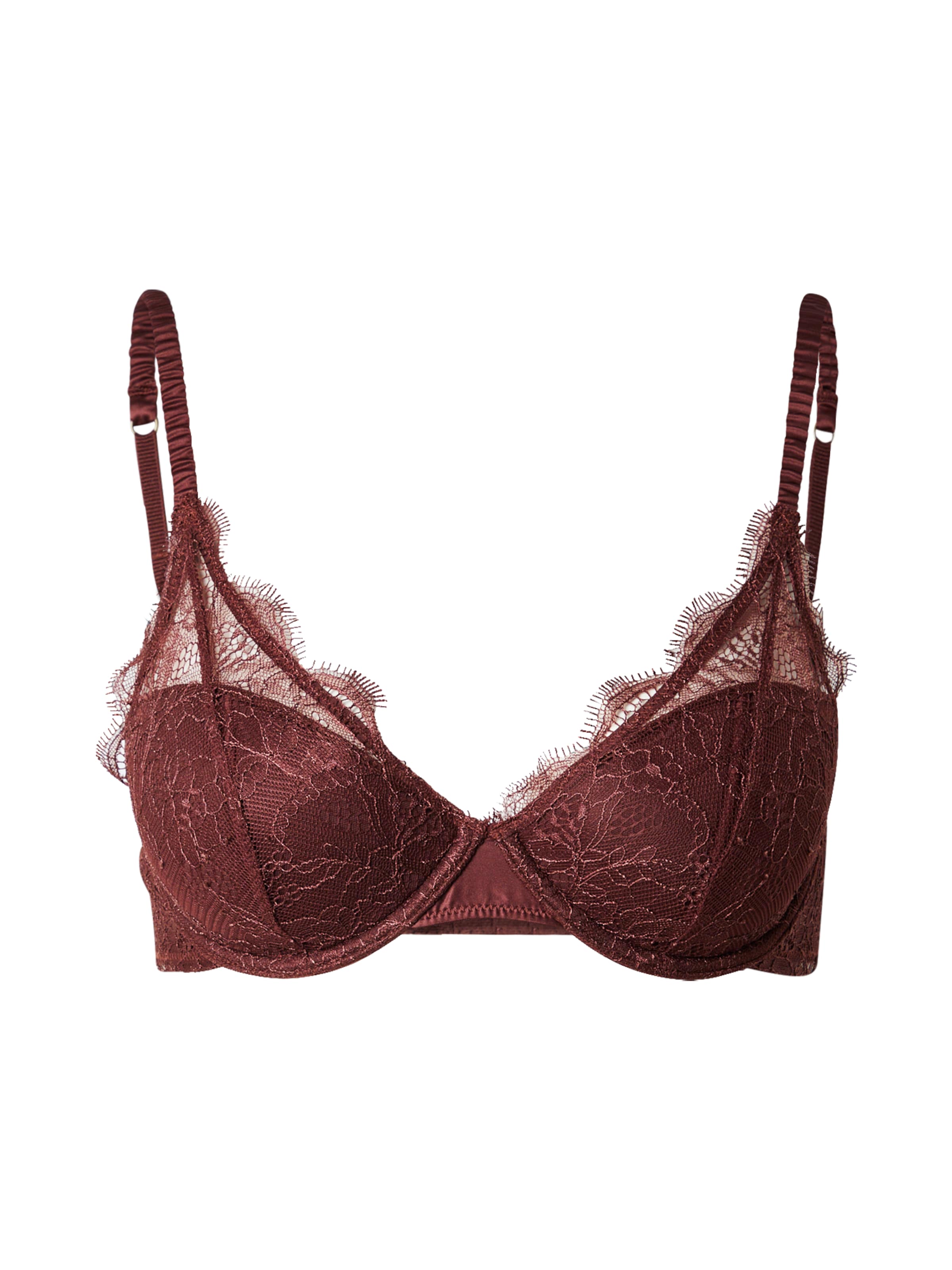 LOVE Stories T-särgi Rinnahoidja 'Gwyneth', värv pruun: eest vaates