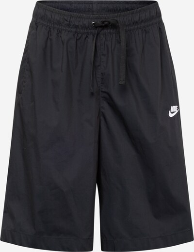Nike Sportswear Broek in de kleur Zwart / Wit, Productweergave