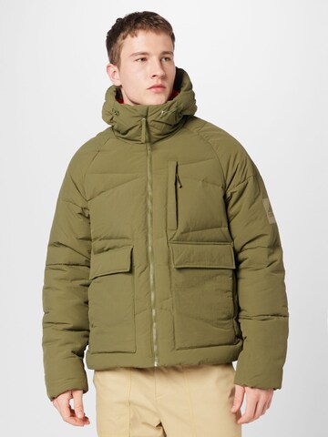 ADIDAS SPORTSWEAR Outdoor jacket 'Big Baffle' in Green: front