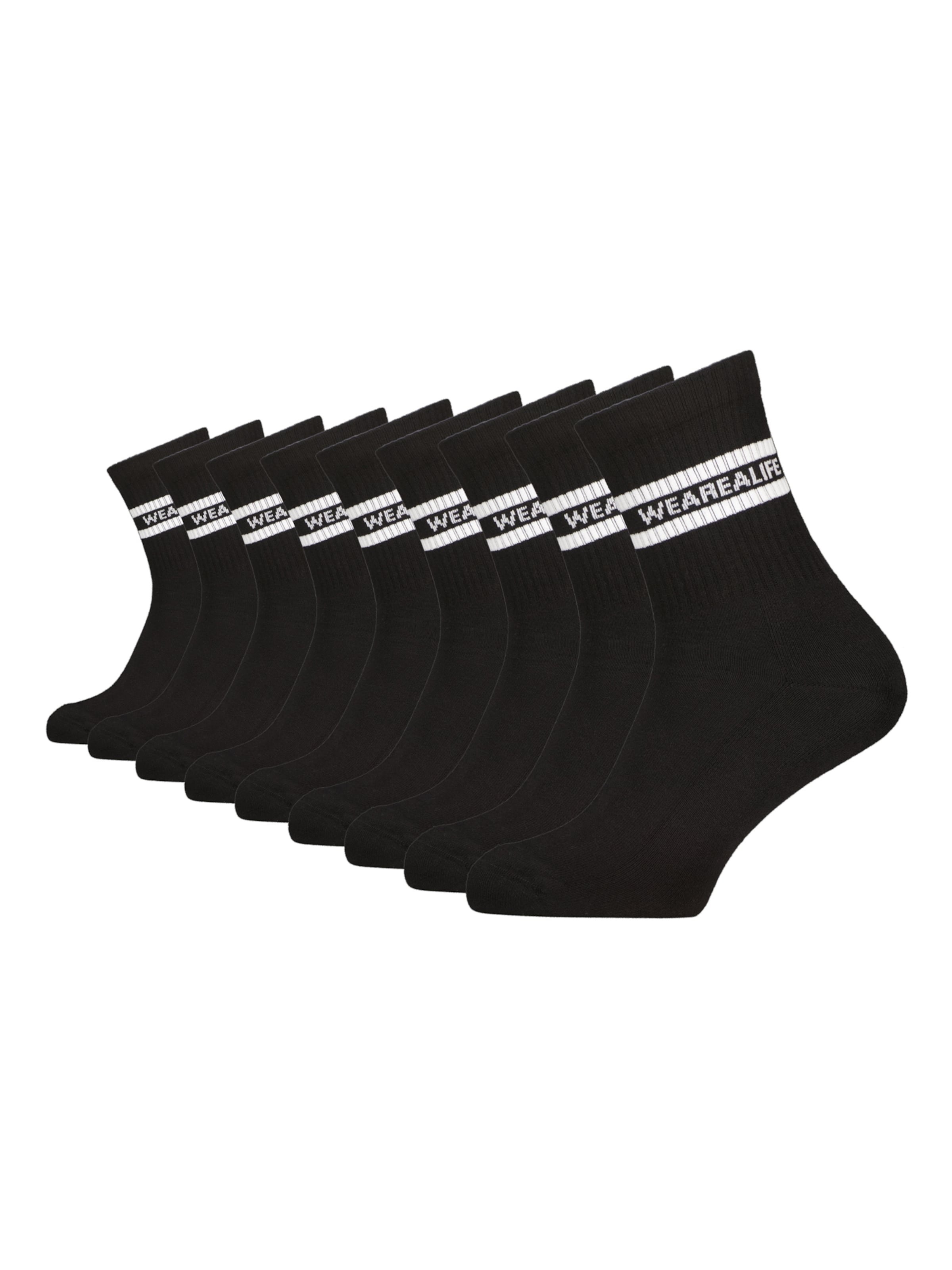 Calzino 'HenjaAK' di Alife and Kickin in nero: frontale